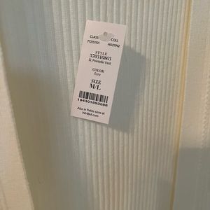 WHBM long sweater vest NWT